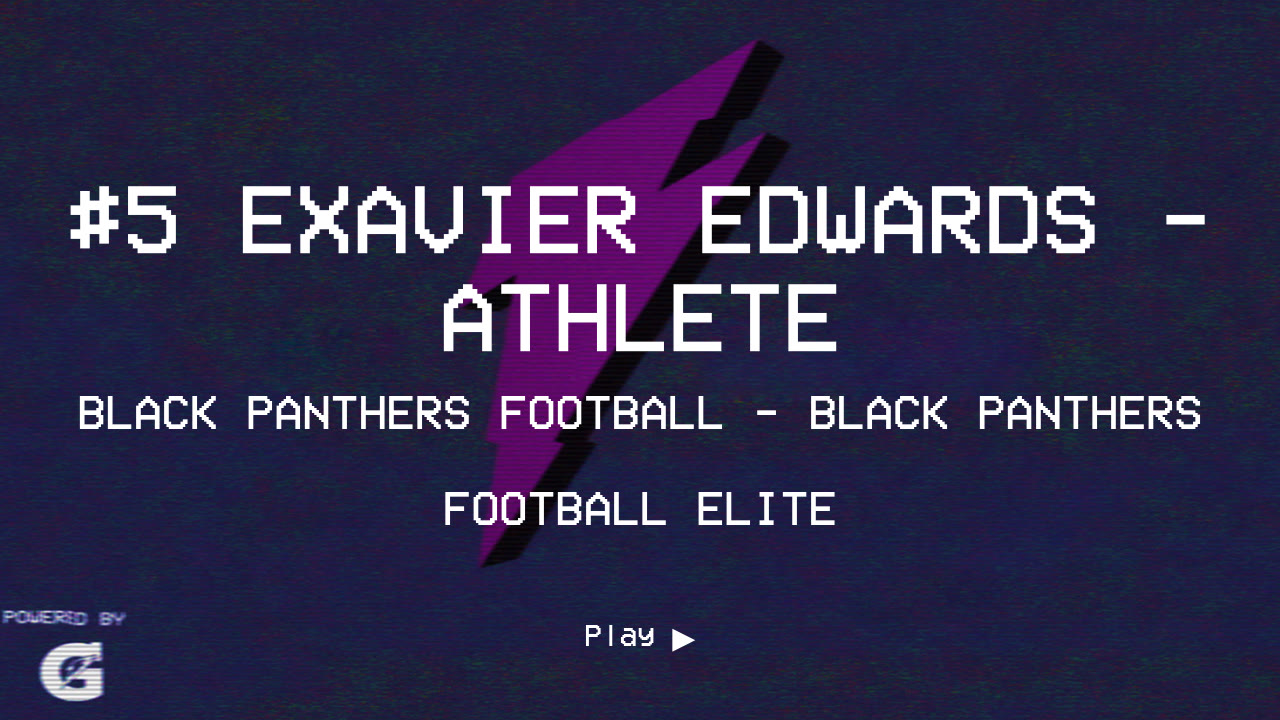 #5 EXAVIER EDWARDS - ATHLETE - Black Panthers highlights - Hudl