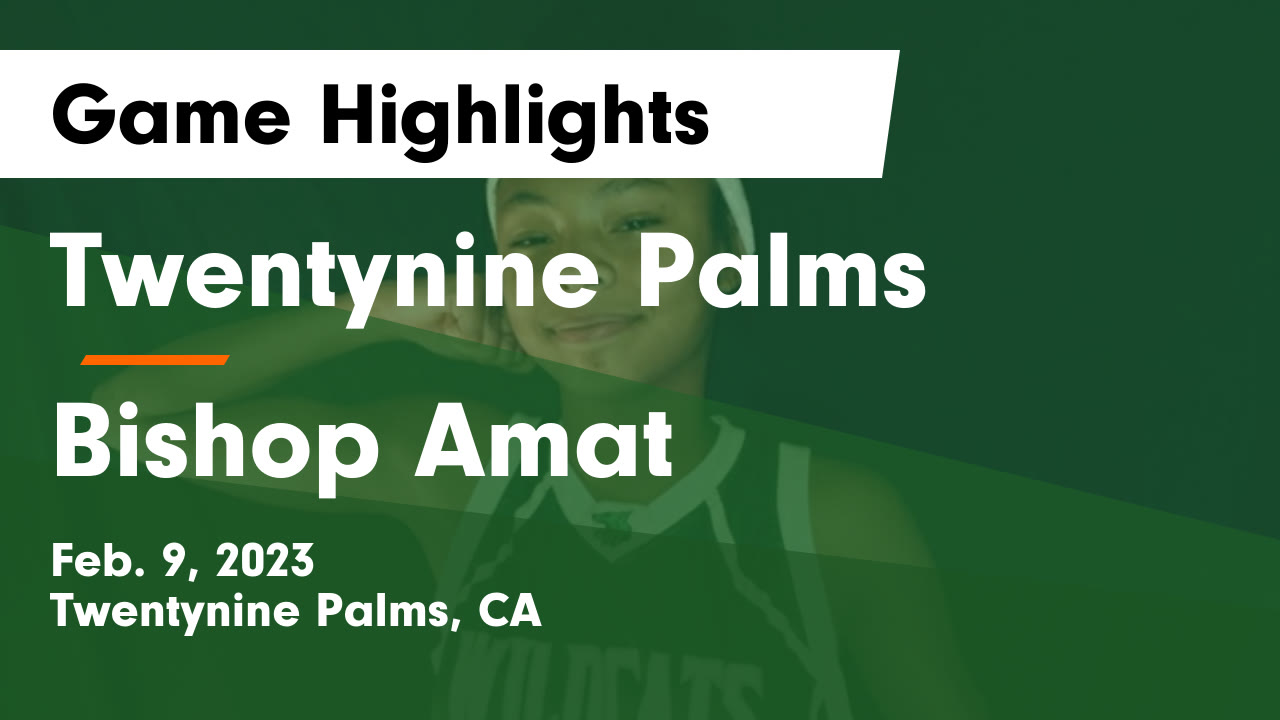 Twentynine Palms (CA) High School Sports Football, Basketball