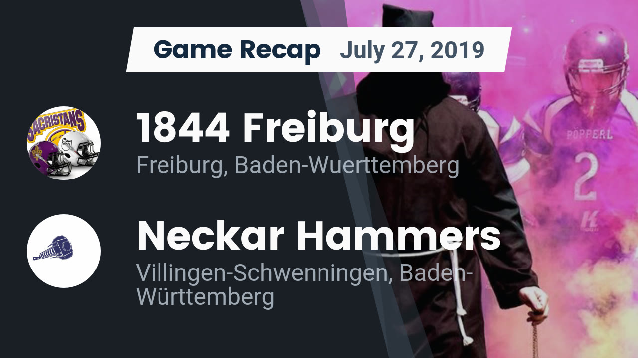Recap 1844 Freiburg vs. Neckar Hammers 2019 1844 Freiburg highlights