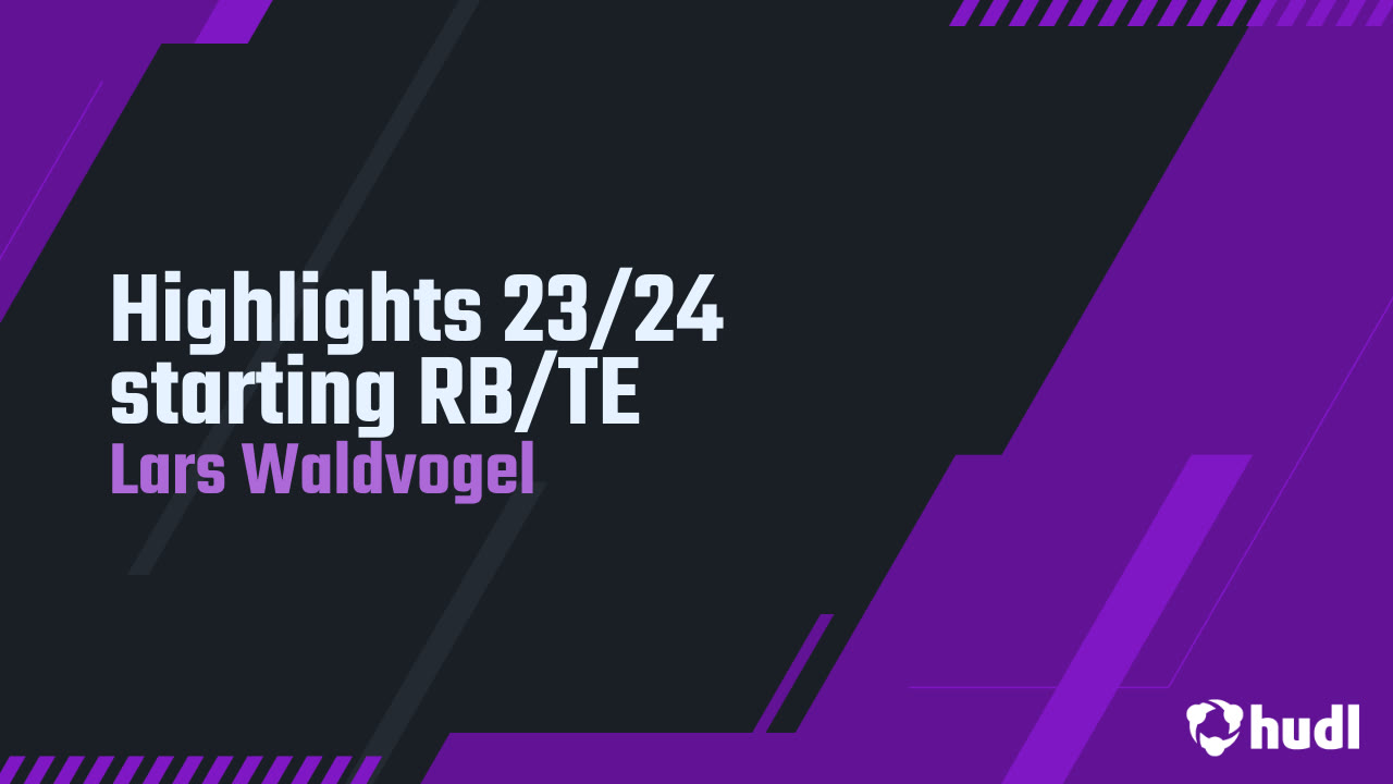 Lars Waldvogel RB co27 Highlights season 23/24